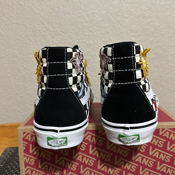 Vans Skate Sk8 hi Skateistan checkerboard men’s size9 or women’s size 10.5 - Picture 6 of 10